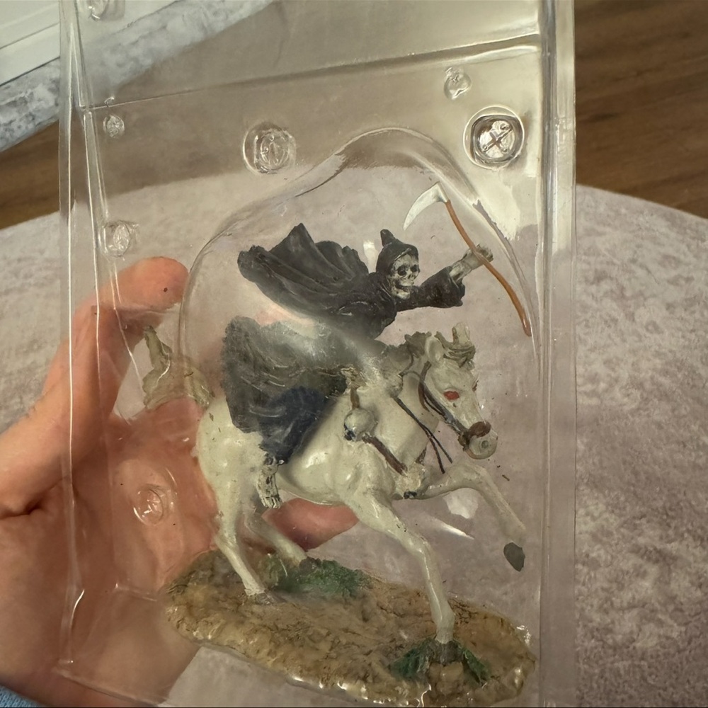 Lemax Death on a Pale Horse 2007 Spooky Town 72379 RARE New RETIRED Figureine
